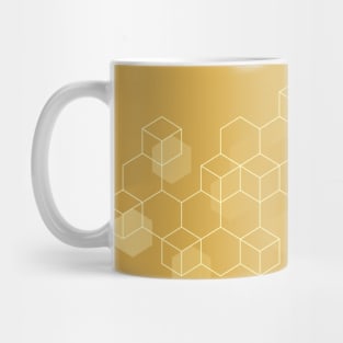 Yellow Cubic Pattern Mug